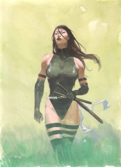 xombiedirge:  Psylocke by Esad Ribic