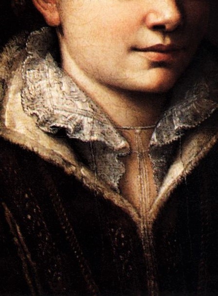 papillon-de-mai:Sofonisba Anguissola — Portrait of Elena Anguissola. detail. circa 1564