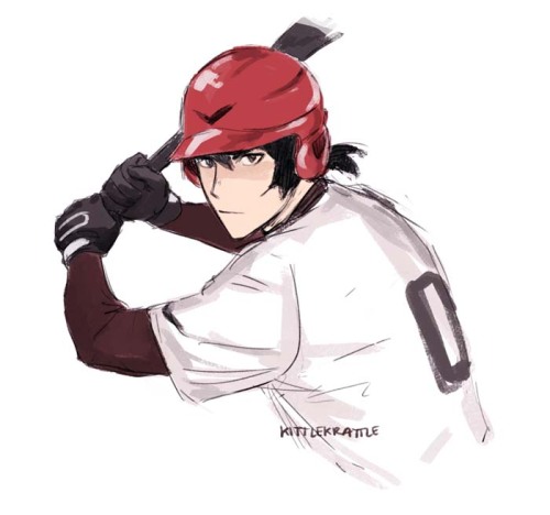 kittlekrattle: some voltron baseball AU doodles from twitter *:･ﾟ✧