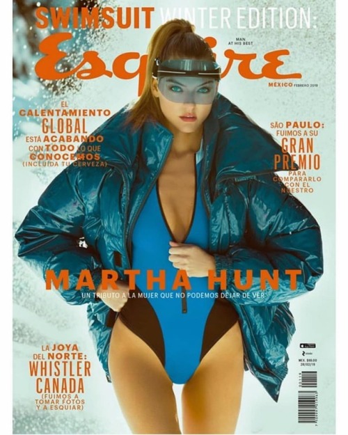 faves-celebs:Martha Hunt for Esquire Magazine México y Latinoamérica (February 2019)&n