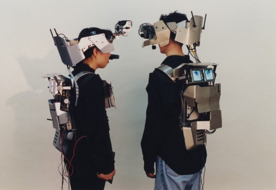 gallowhill:  Krzysztof Wodiczko (Interrogative Design Group) - Dis-Armor, 1999-2001