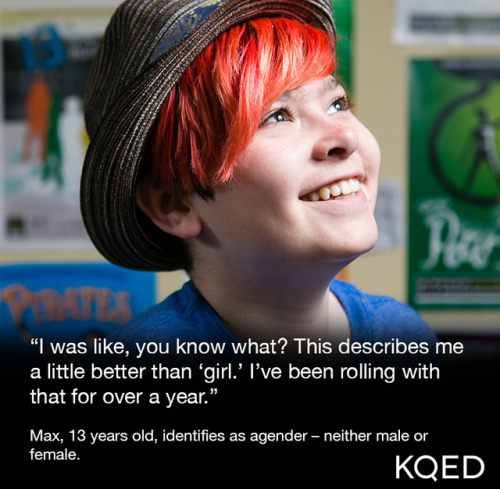 npr:kqedscience:Boy? Girl? Both? Neither? A New Generation Overthrows GenderMore and more people are