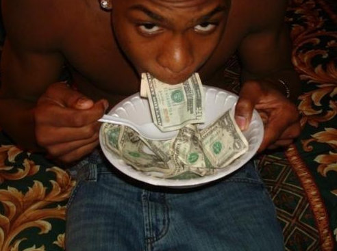 Money is some dirty nasty shit, you don&rsquo;t ever put that shit in your mouth,