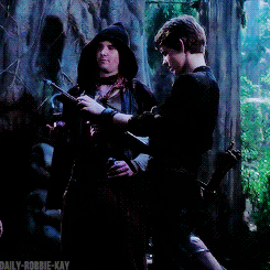 crappyimagines - daily-robbie-kay - #who knew holding a crossbow...