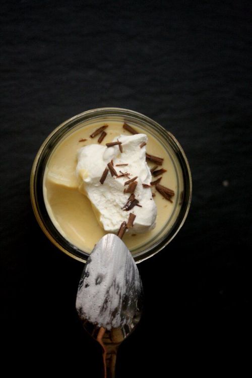 basilgenovese:Salted Caramel Budino + Whipped Cream (Source: Feed Me Phoebe)
