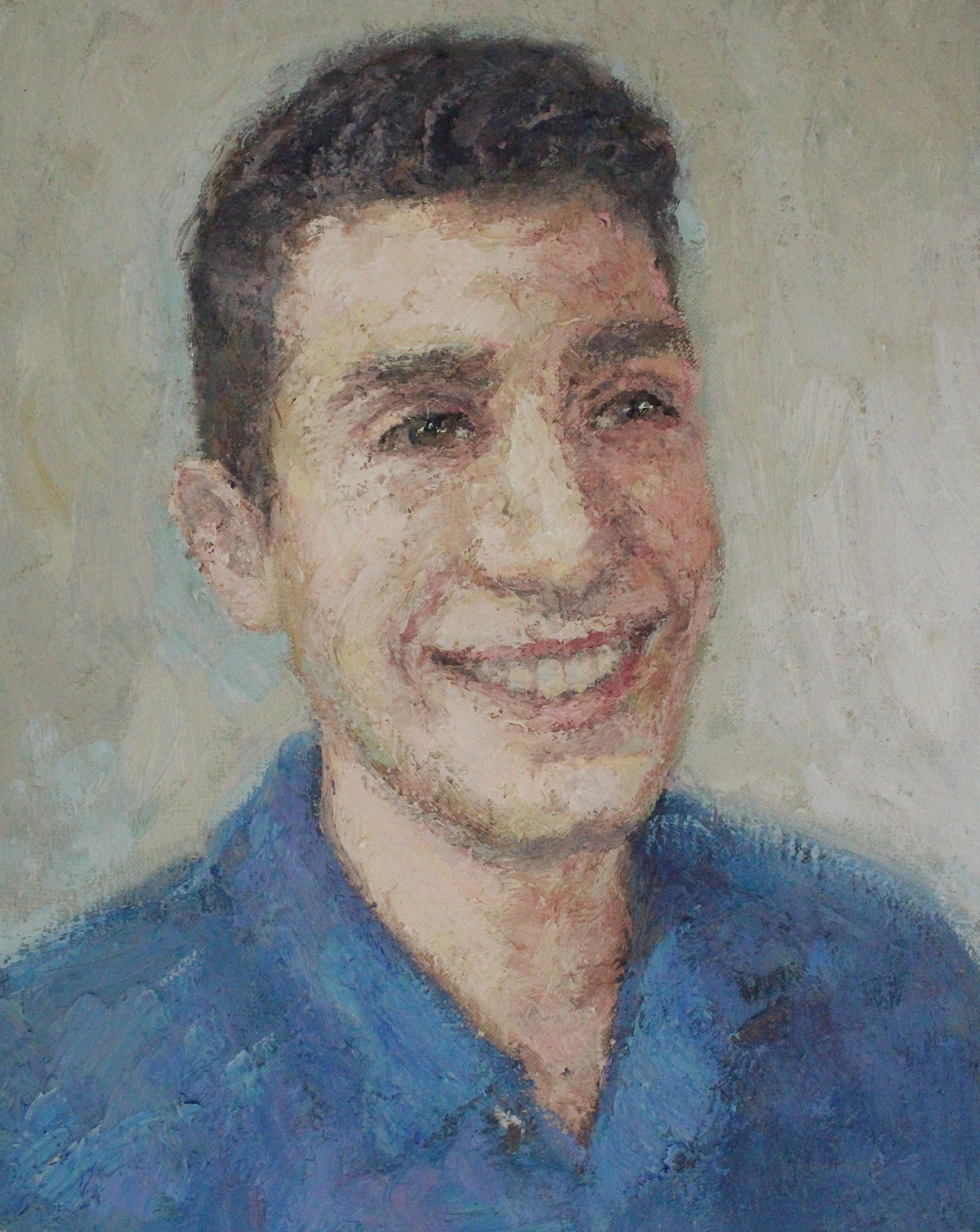 ydrorh: Smile, 2019, Oil on canvas, 50x40 cm www.yisraeldrorhemed.com 