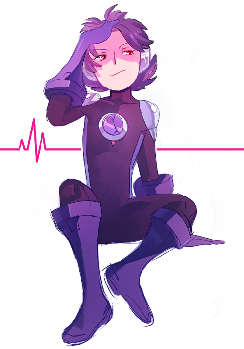 amaryllis-arts:I’m pretty fond of the silvery version of dark rockman that was featured in one of th