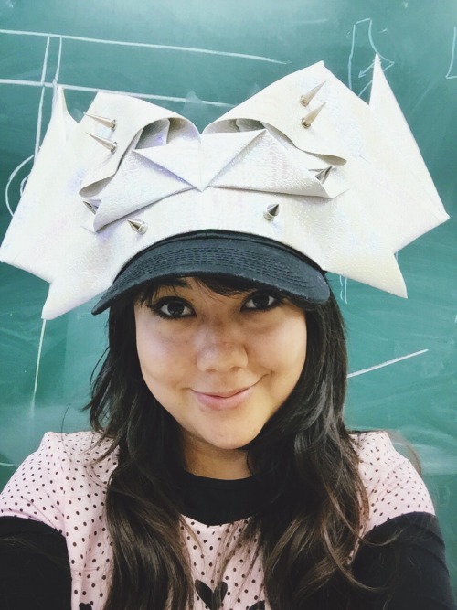 …and this is s unique hat.Mind blowing hats that only josiahchua could come up with!!! In the