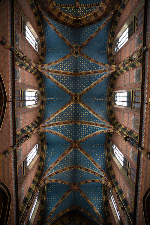 St. Mary’s Church in Krakow Poland, easily one of the most gorgeous Churches I’ve ever seen.Photogra