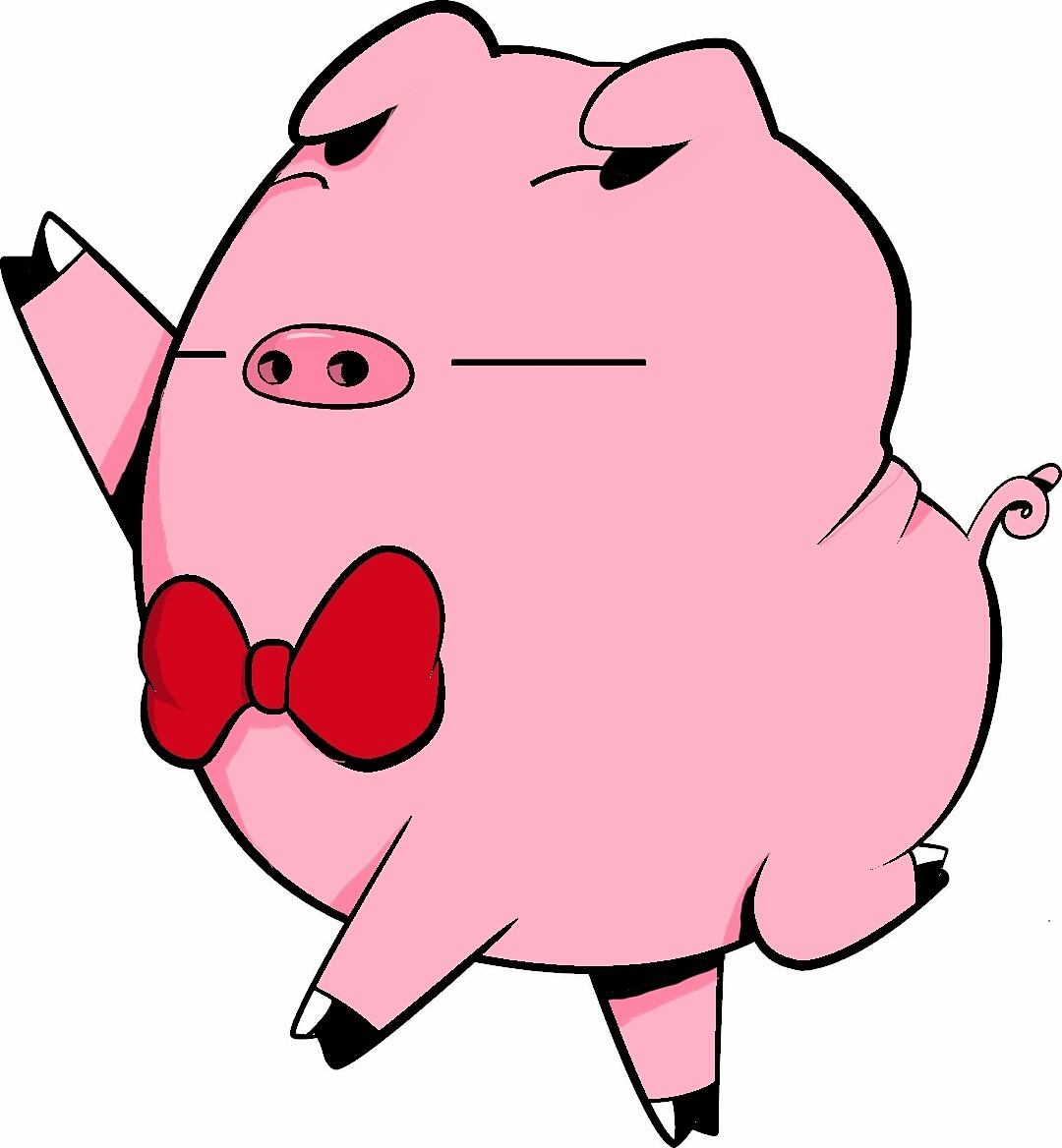 ladthepirate:  I have created the most fabulous of pigs.