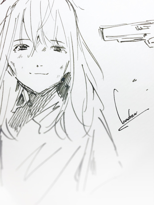 loundrawblr: 久しぶりのGペンpersonal work(2016)