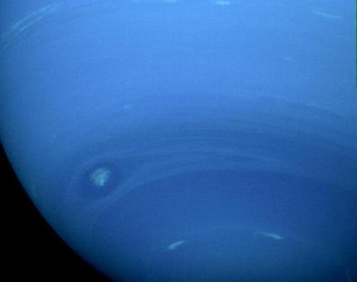 This photograph of Neptune’s southern hemisphere was taken by the narrow-angle camera on NASA&