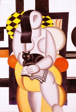 art-and-fury:  Woman with a Cat - Fernand Léger 