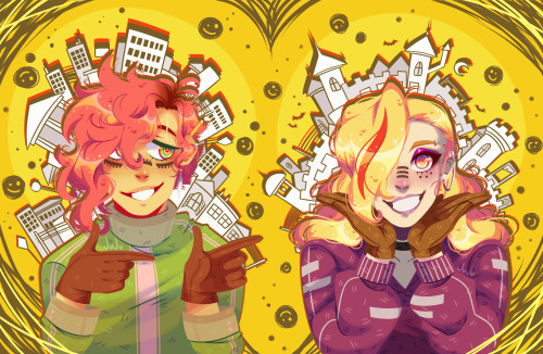 When in doubt, draw ocs to a Vocaloid song