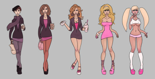 thisisalljustkink:Any color you’d like. It’s all pink eventually.Art by @sortimiddeviantart.com/sort