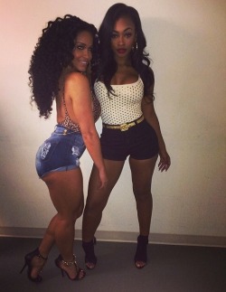 fortheloveofhips:  Rosa Acosta &amp; Miracle Watts