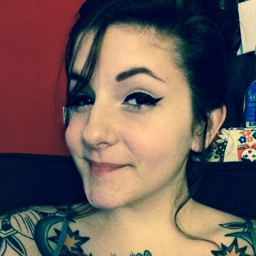 hollygrail138:  Forever a baby faced girl. #im25! #me #selfie #babyface #atx #austintx #tattoo #tattoos #chestpiece #chesttattoo