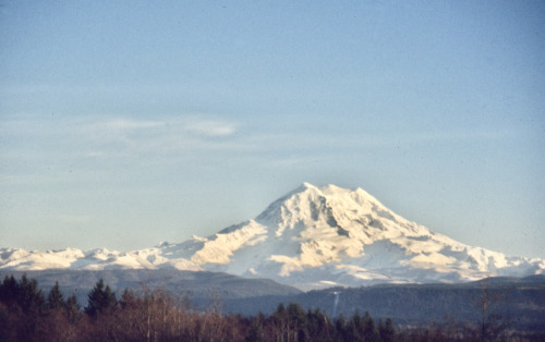 Mt. Rainier, Late on a December Afternoon, Washington, 1973.