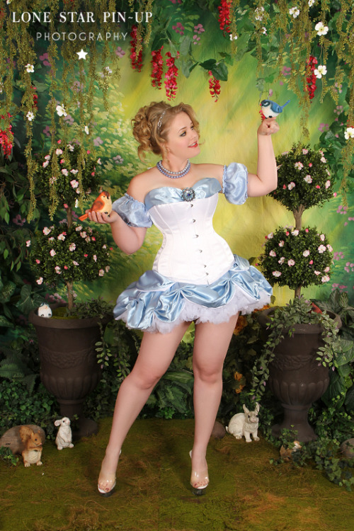 fairytalemood: Disney Princess pin-ups by Lone Star Pin-Up Photography Hair and makeup by Blood and