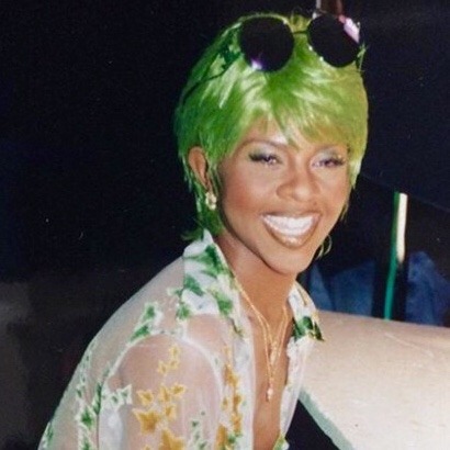 coutureicons:  female rappers + green
