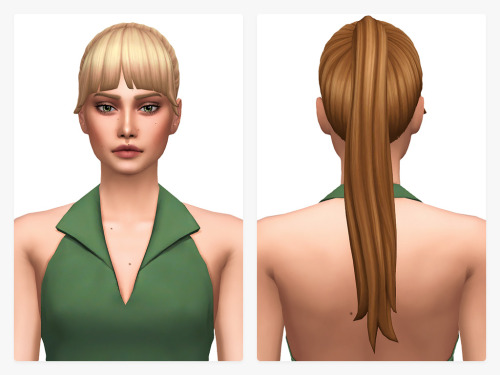 nords-sims:Hazel Hair:Hello everyone, long time no CC.So here’s a hair that’s been on my