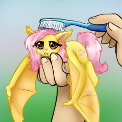 Flutterbat Brushies by BaldDumboRat Oh god