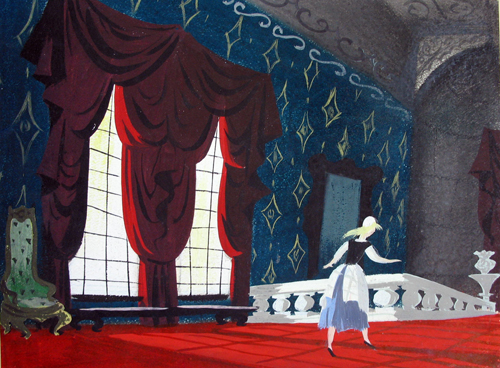 Cinderella Concept Art By Mary Blair.