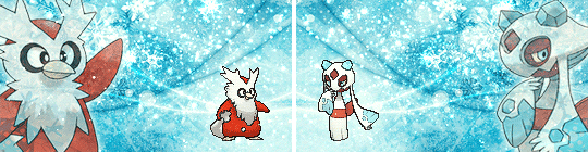 lunafraya:     ❄  °  ✧  Snowy Ice Pokemon ✧ ° ❄       “ W a l k i n g 