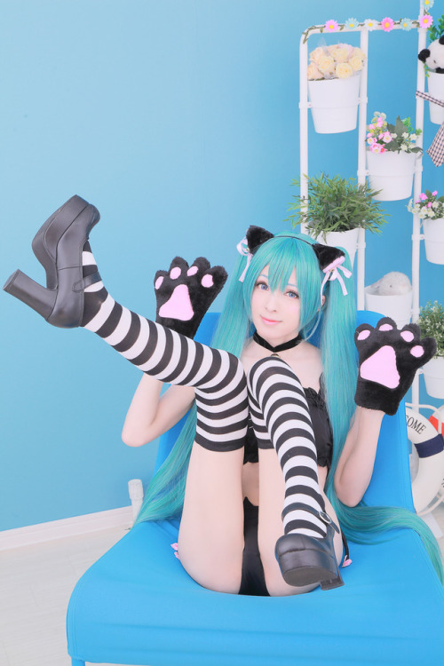 Porn Pics cosplayjapanesegirlsblog: Vocaloid - Hatsune