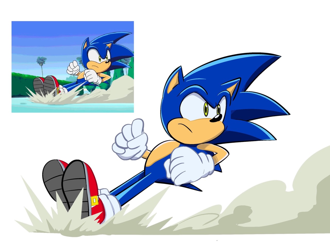 Sonic X SHADOW Screenshot Redraws by CandyCatStuffs on DeviantArt