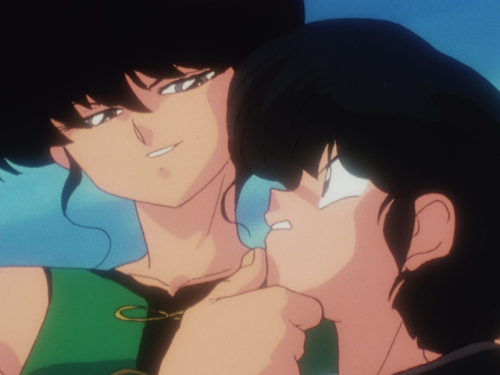 rumicworld-ranakan-diaries: Ranma ½ Akane Tendo held captive by Panyhose Taro.