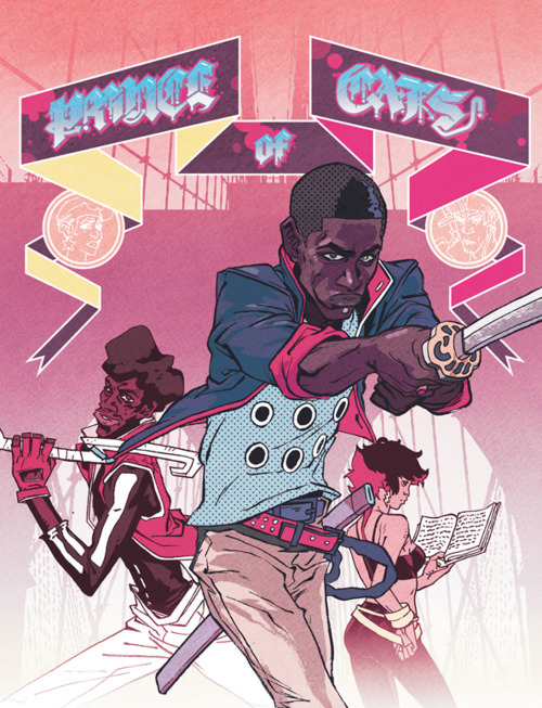 saucerkommand:Spectacular art by the Prince of Cats, Ron Wimberly! 
