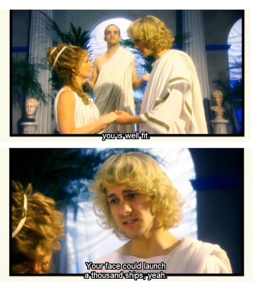 moonlightwolfmist: she-who-is-named-katie: Helen of Troy remastered Wow he is cute with blonde curly