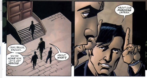 yellowcape: - Gotham Knights #11 Dick wants his marching orders. The problem is that Bruce has no id