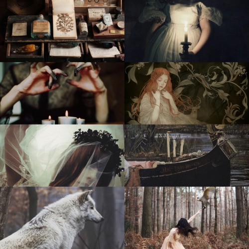 wingedwolves:  inspiration for witches  witches of the forest and the night - they change into wolve