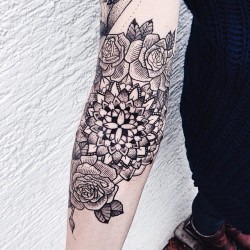 1337tattoos:  jessica svartvit 