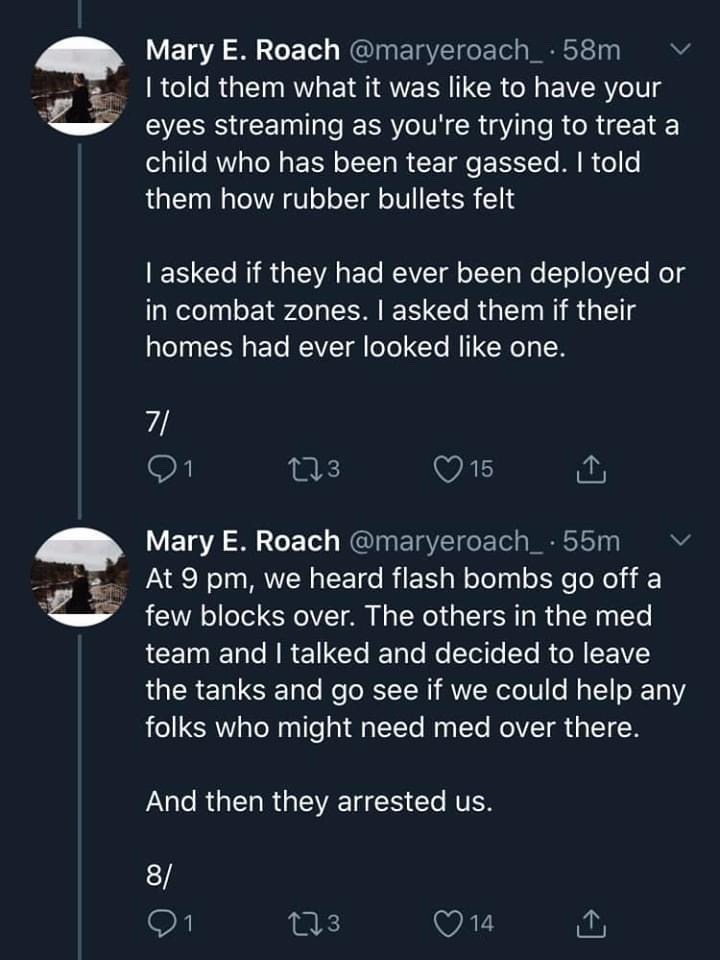 kanejjs:phoenixonwheels:READ. EVERY. WORD. OF. THIS.  Account of a medical team out in St. Paul last night.Link to original tweet thread.