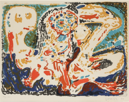 Drame Romantique from the serie Silkeborg Suite, 1953-70Asger Jorn