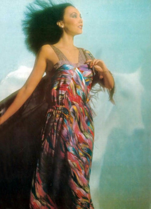 David Bailey - Marie Helvin (Vogue UK 1974)