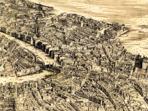 renaissance-art:  Jacopo de Barbari c. 1500 Plan of Venice