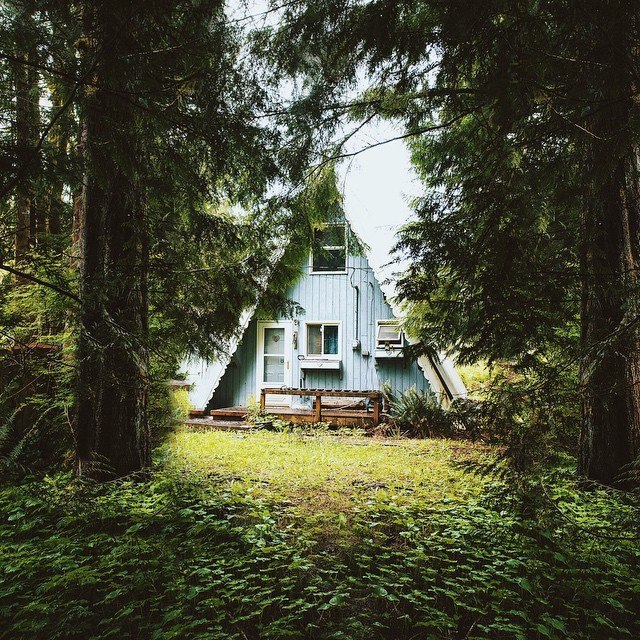 an-adventurers:  Tucked in the woods of WashingtonPhoto: alexstrohl
