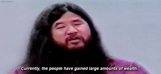 Shoko Asahara { } In A 1991 Interview Speaking About Religious Growth And Why People Are Attracted To