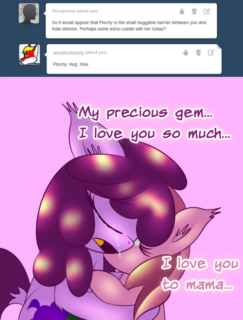 berrypunchreplies:  - “Why are you crying Mama?” - “I’m just… so grateful that I have you. I would be nothing without you…”  ;w; 