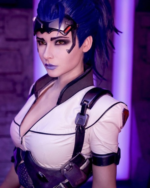 love-cosplaygirls: Jannet Vinogradova as Talon Widowmaker (Overwatch)