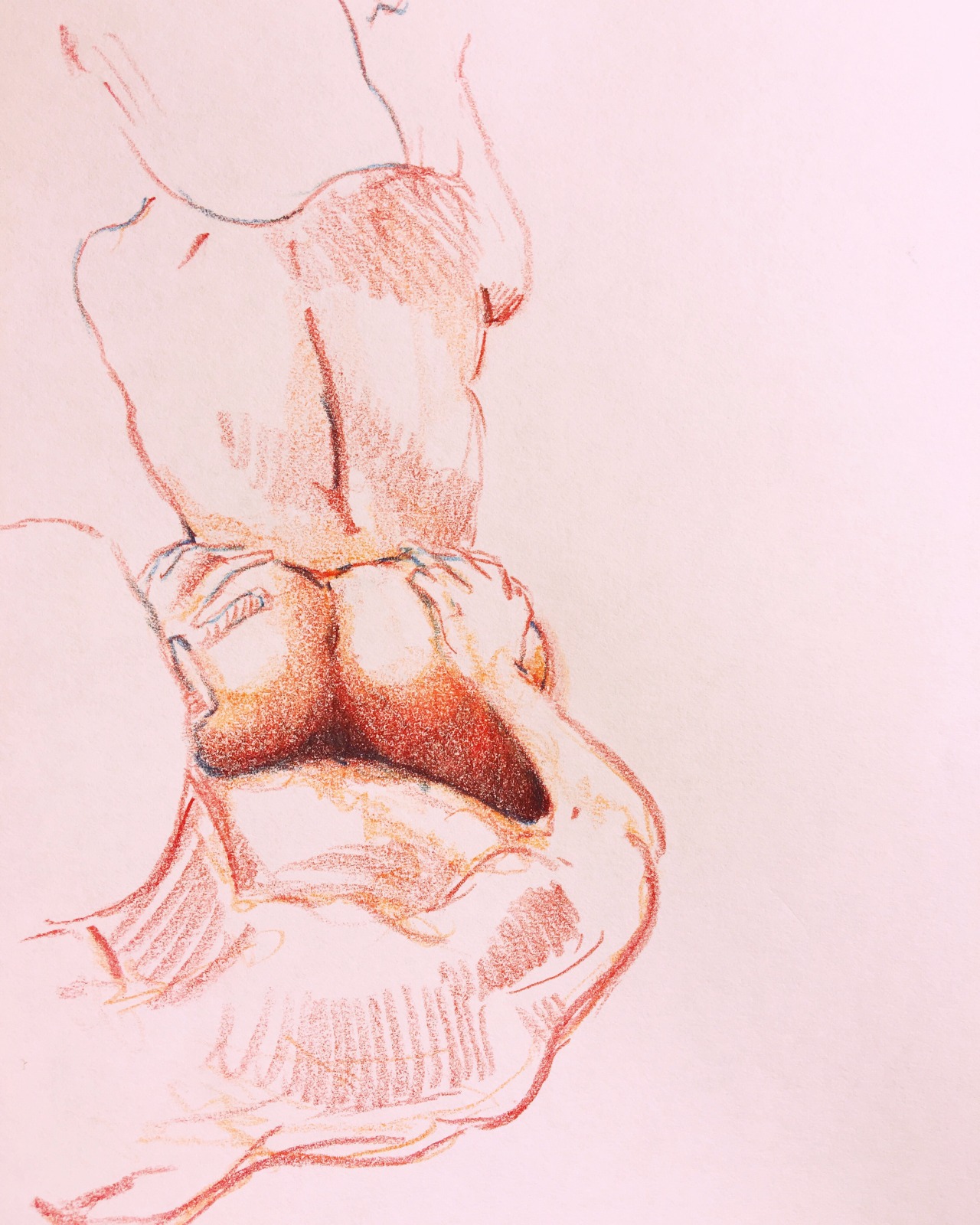 ismaelguerrier:  Late Night Drawing(Color pencil on paper)Instagram: ismael.guerrier.art