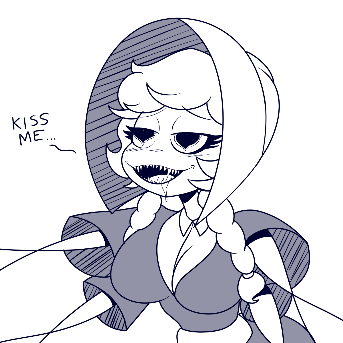chillguydraws:I drew the cute spider-crab-girl from the youtube animated Cliffside
