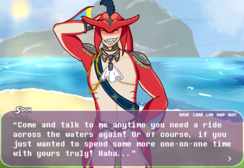 BOTW: The Dating Sim! Who’s heart will you win?! Release Date: Never, cause I don’t