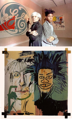 h8ithere:  Andy Warhol & Jean Michel