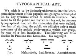 queerpunkhamlet:  swarnpert:  1881 rage faces  no but do you understand these are HISTORICAL EMOJIS. 