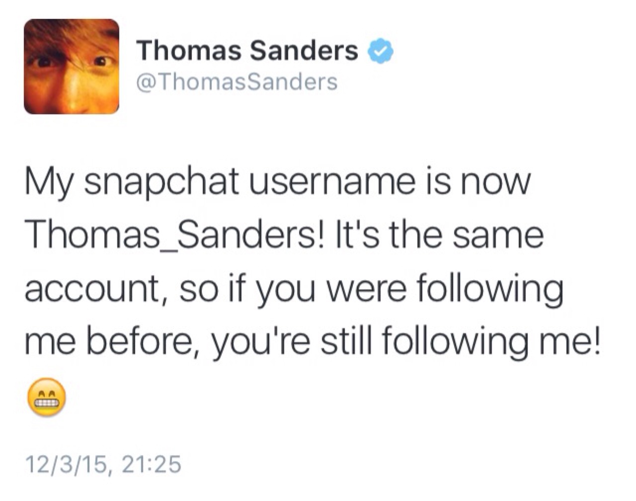 Thomas Sanders